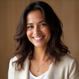 Portret van Aisha Khan